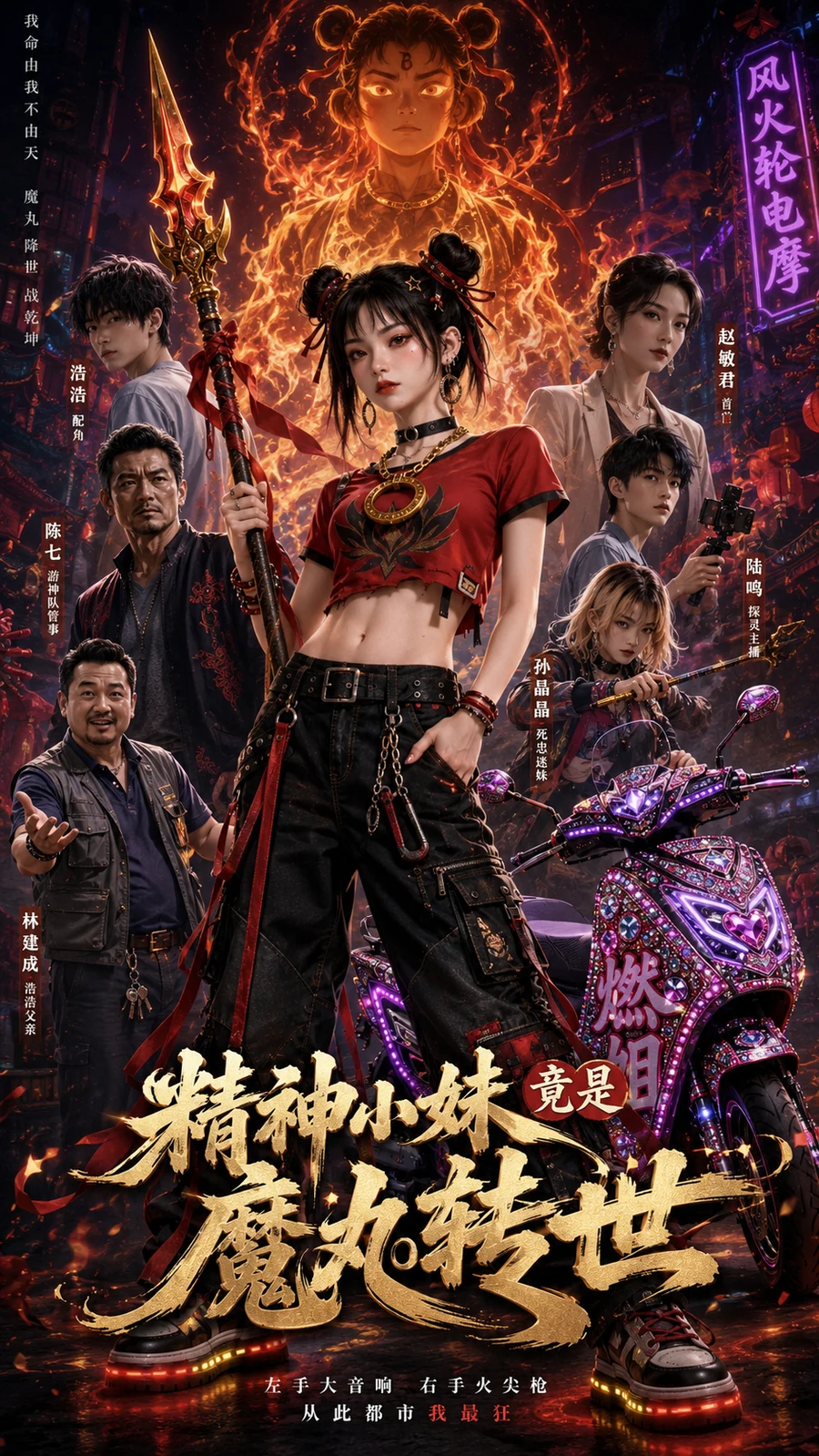 精神小妹竟是魔丸转世海报