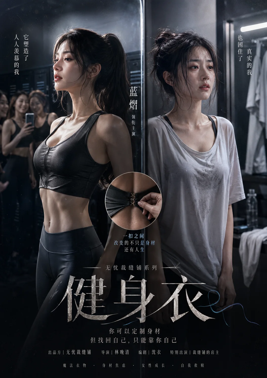 无忧裁缝铺健身衣海报