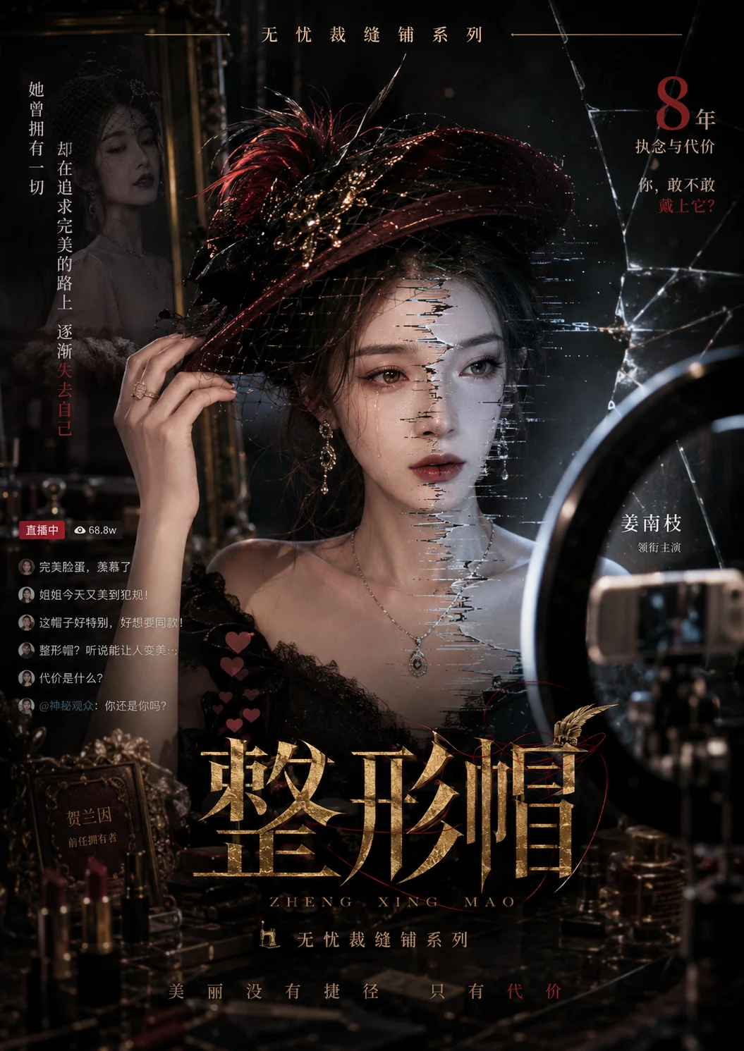 无忧裁缝铺整形帽海报
